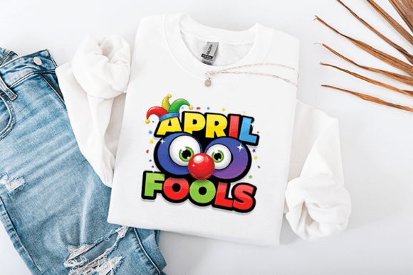 April Fools Cute Cartoon Funny Design