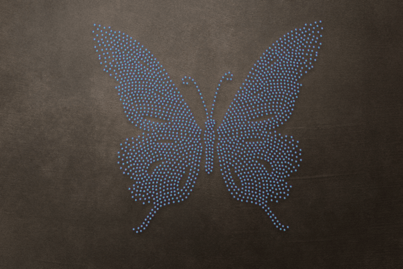 Butterfly Rhinestone Design: Graphics for T-Shirt Designs