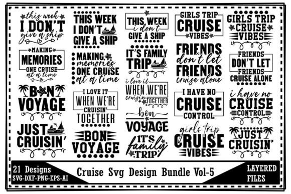 Cruise Svg Design Bundle Vol-5