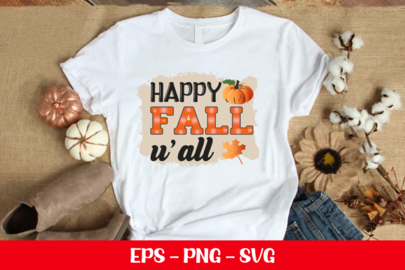Fall Happy Fall U All SVG Design