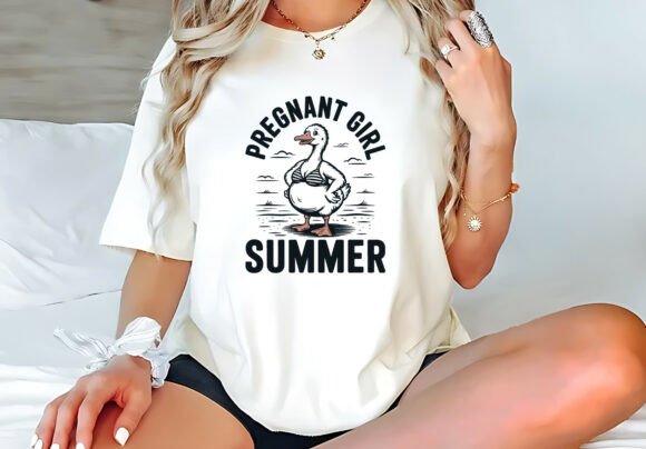 Funny Goose Mom Summer T Shirt Design Graphics