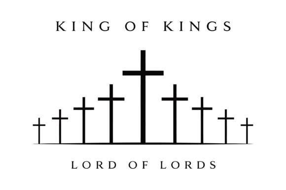 King of Kings Lord of Lords Cross Design