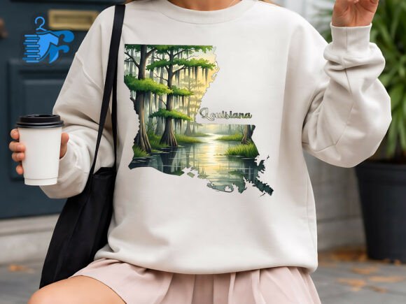 Louisiana Bayou Nature Shirt Design
