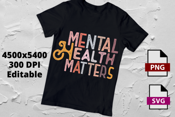 Mental Health Matters T-shirt Design
