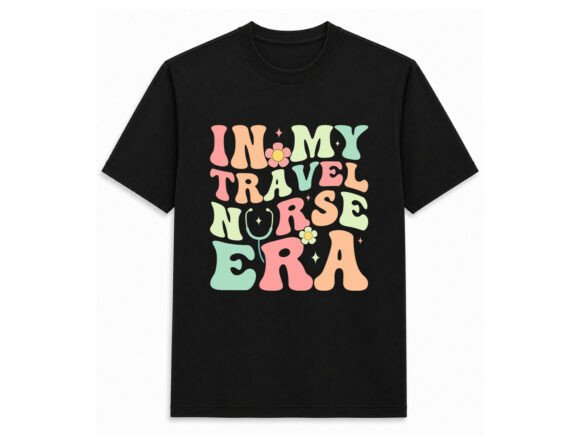 Retro Nurse T-Shirt Design Graphics