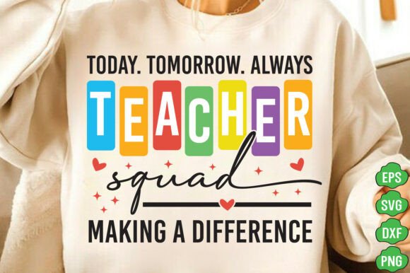 Teacher Squad PNG, Teacher Team Design